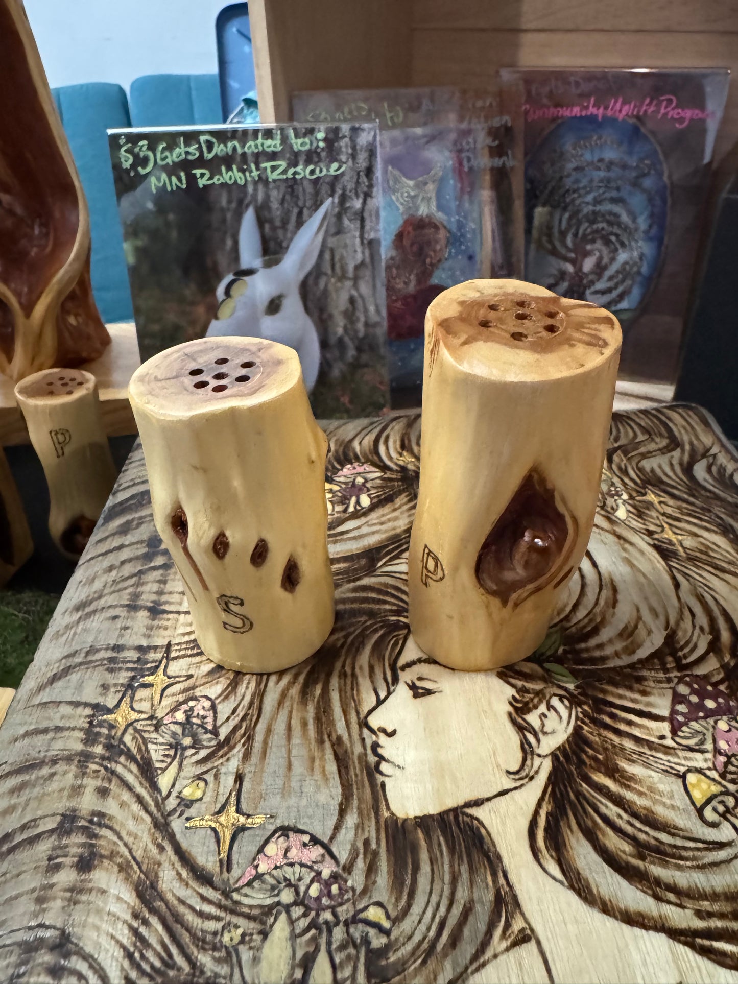 Diamond Willow salt and pepper