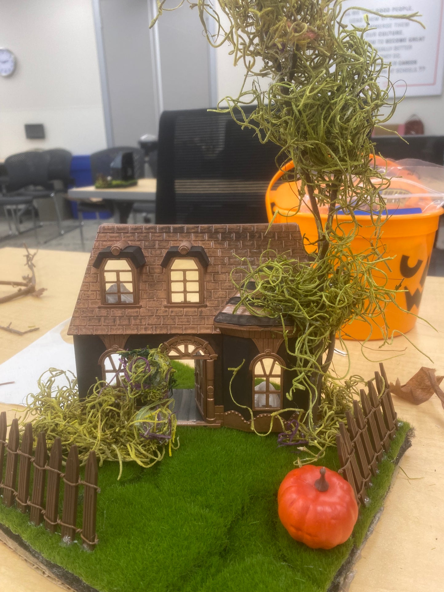 Dollar Tree Houses - already spray painted