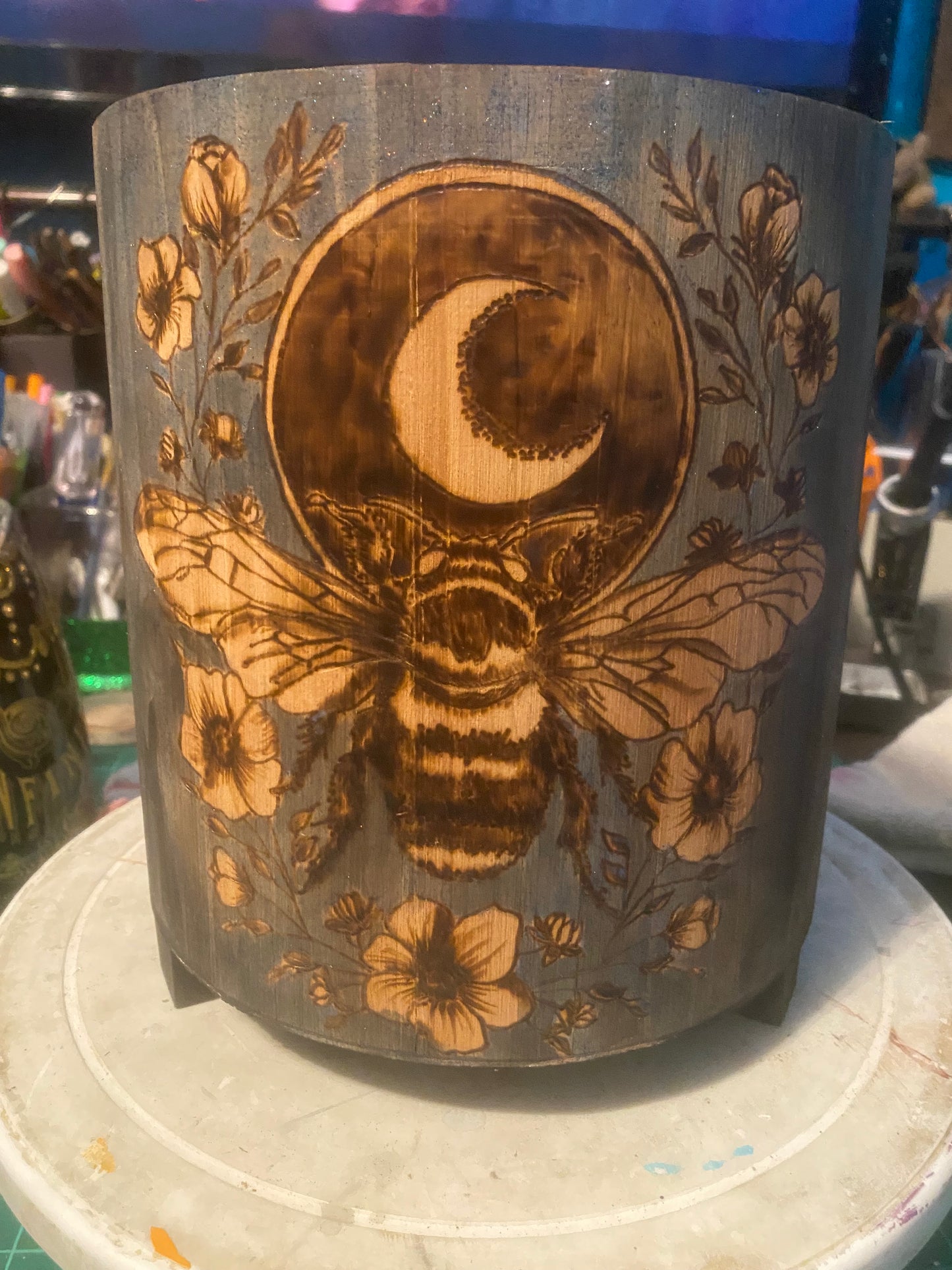 Custom Wood Planter-8”