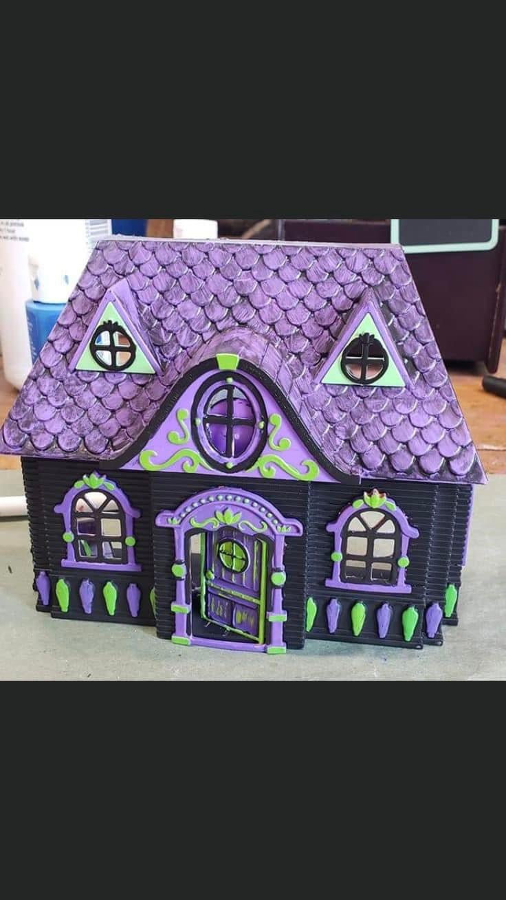 Dollar Tree Houses - already spray painted