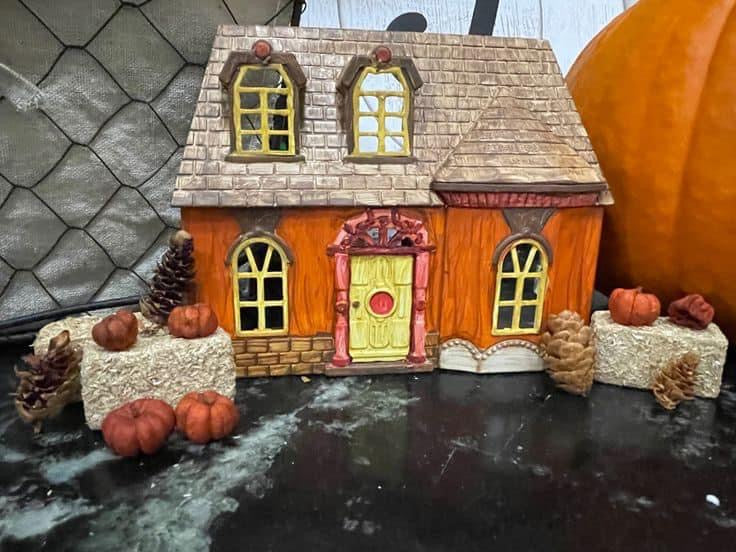 Dollar Tree Houses - already spray painted