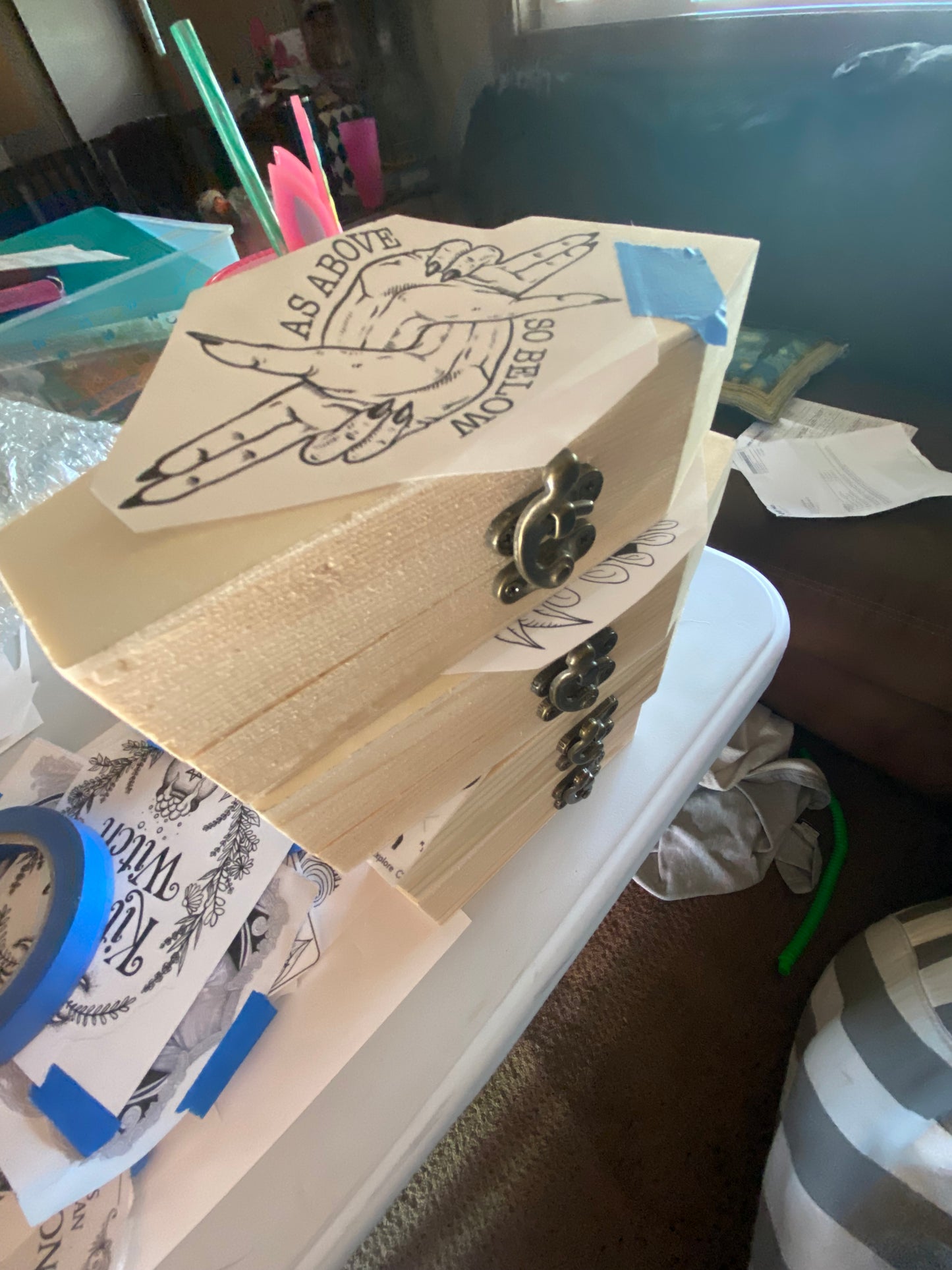 WIP - 6” Coffin boxes