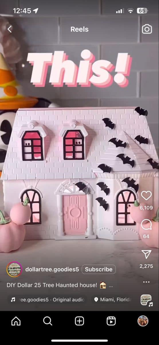 Dollar Tree Houses - already spray painted