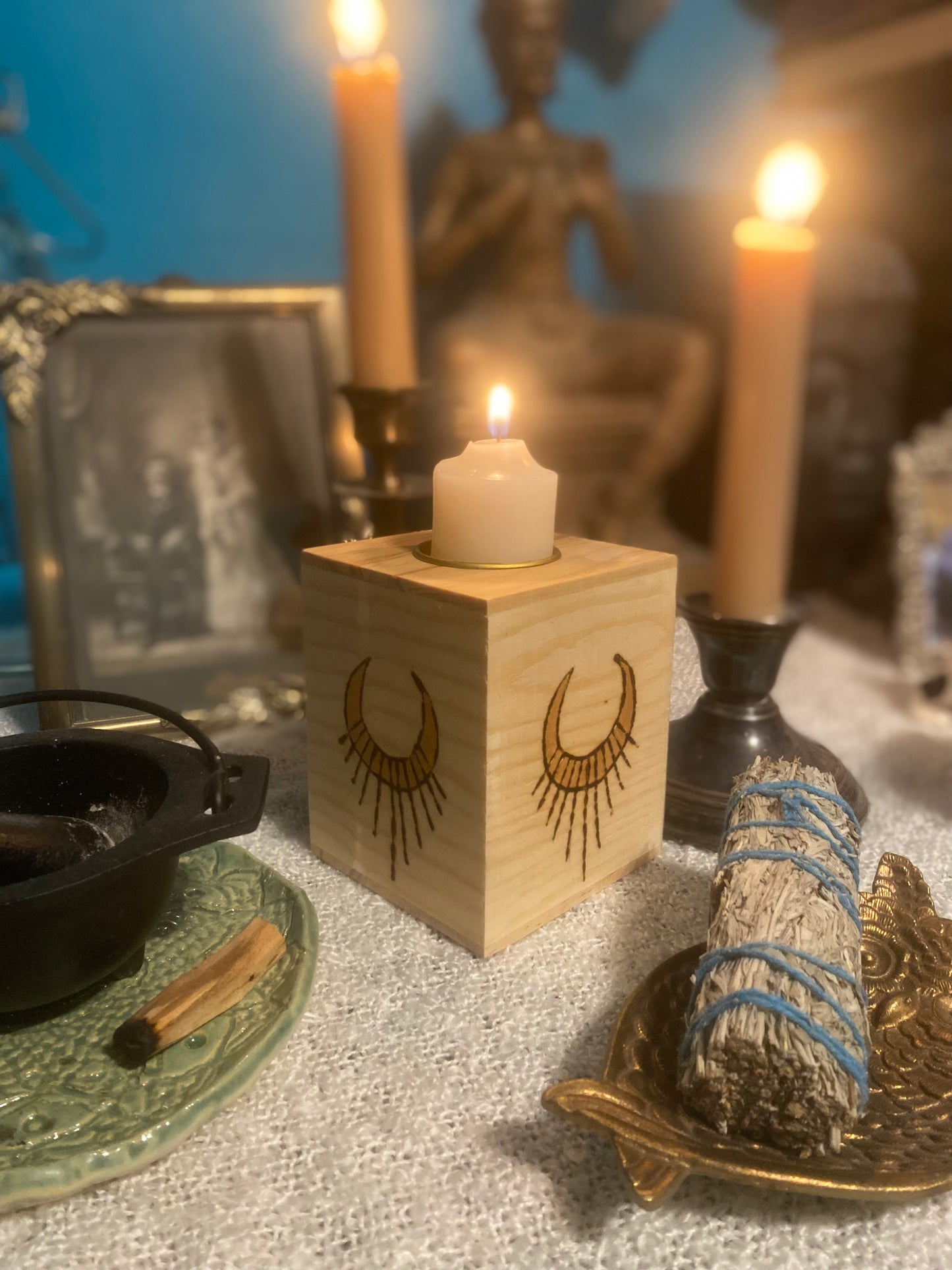 Offering candle holders