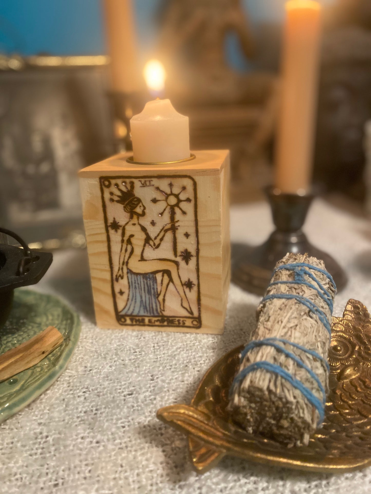 Offering candle holders