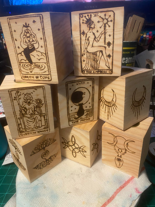 Offering candle holders