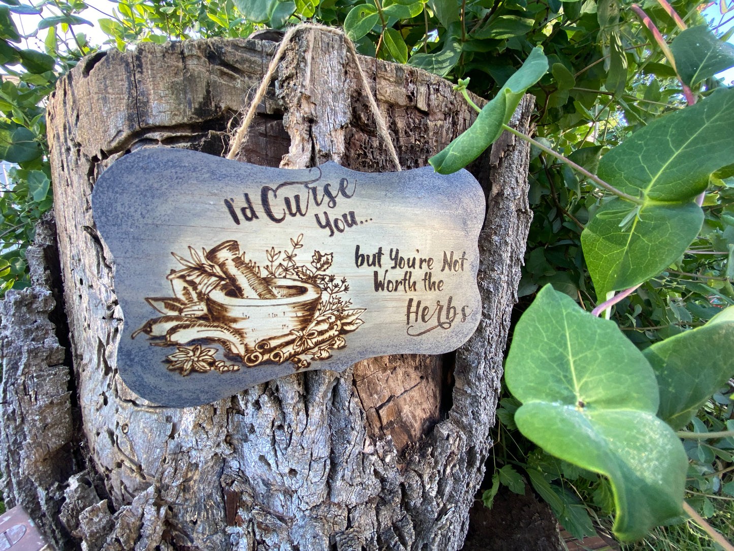 Not Worth The Herbs (Mortar and pestle)