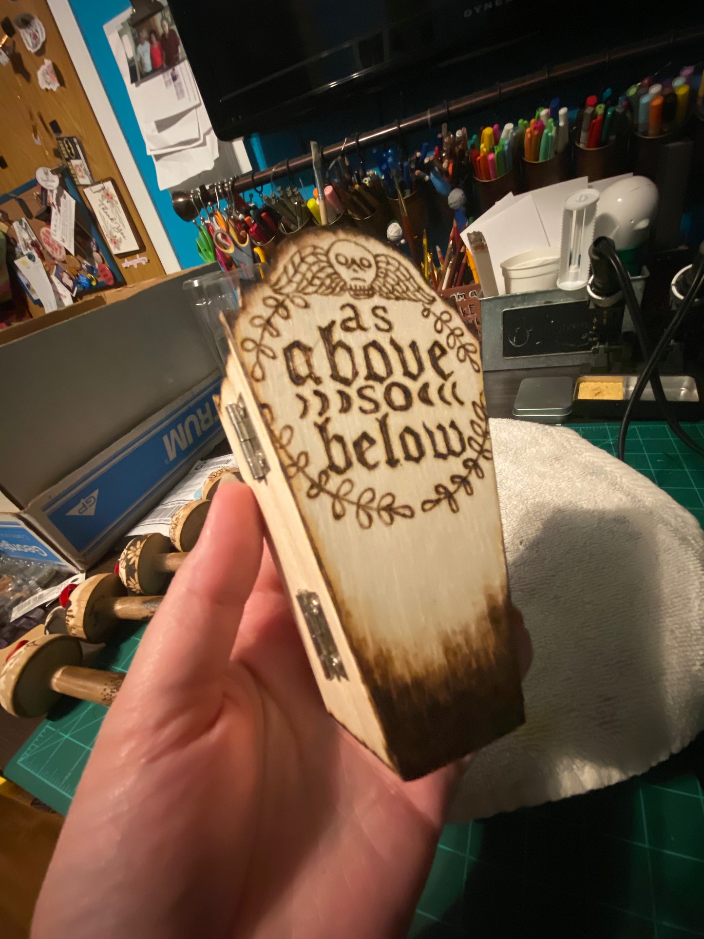 4.5” Coffin boxes