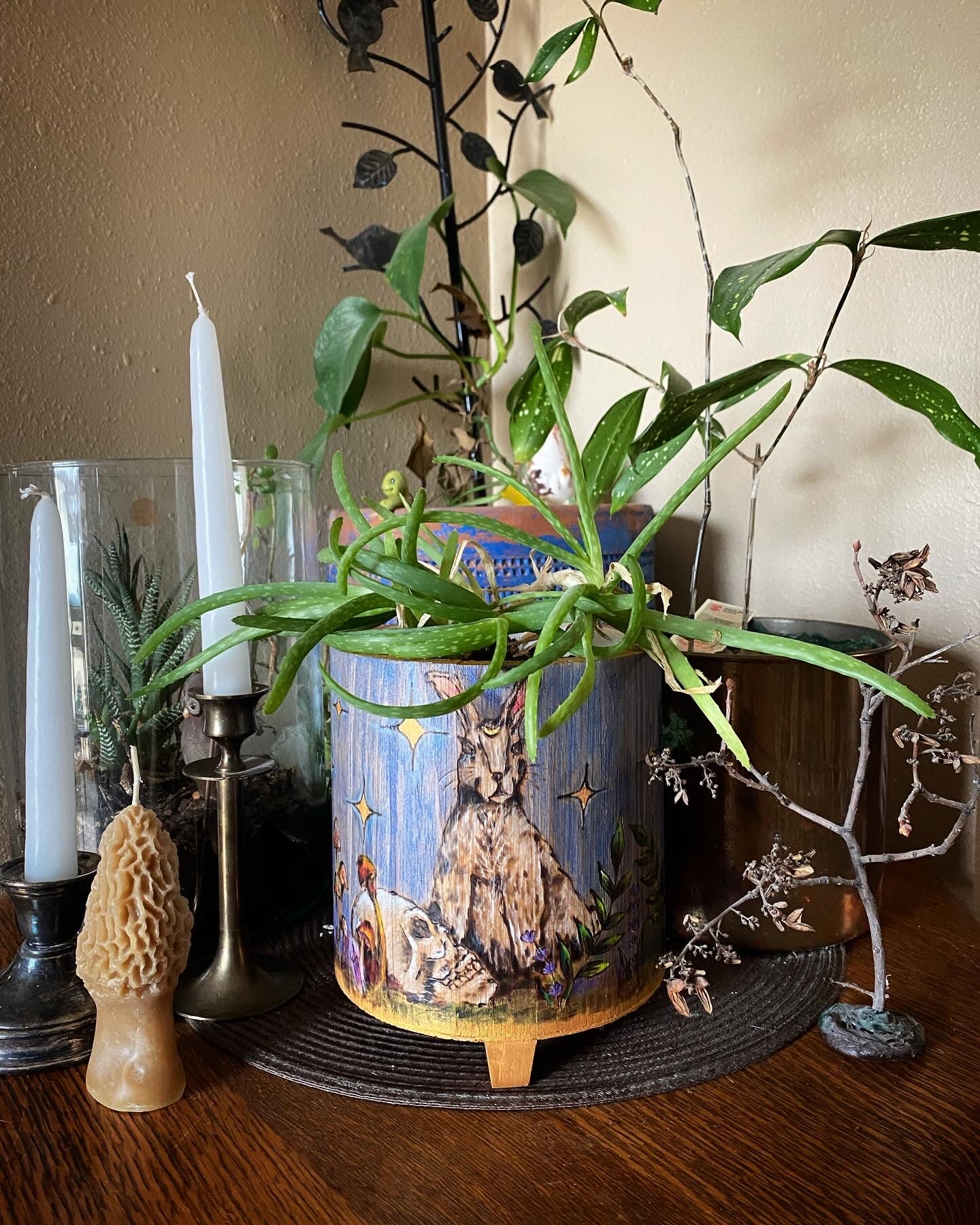 Custom Wood Planter-8”