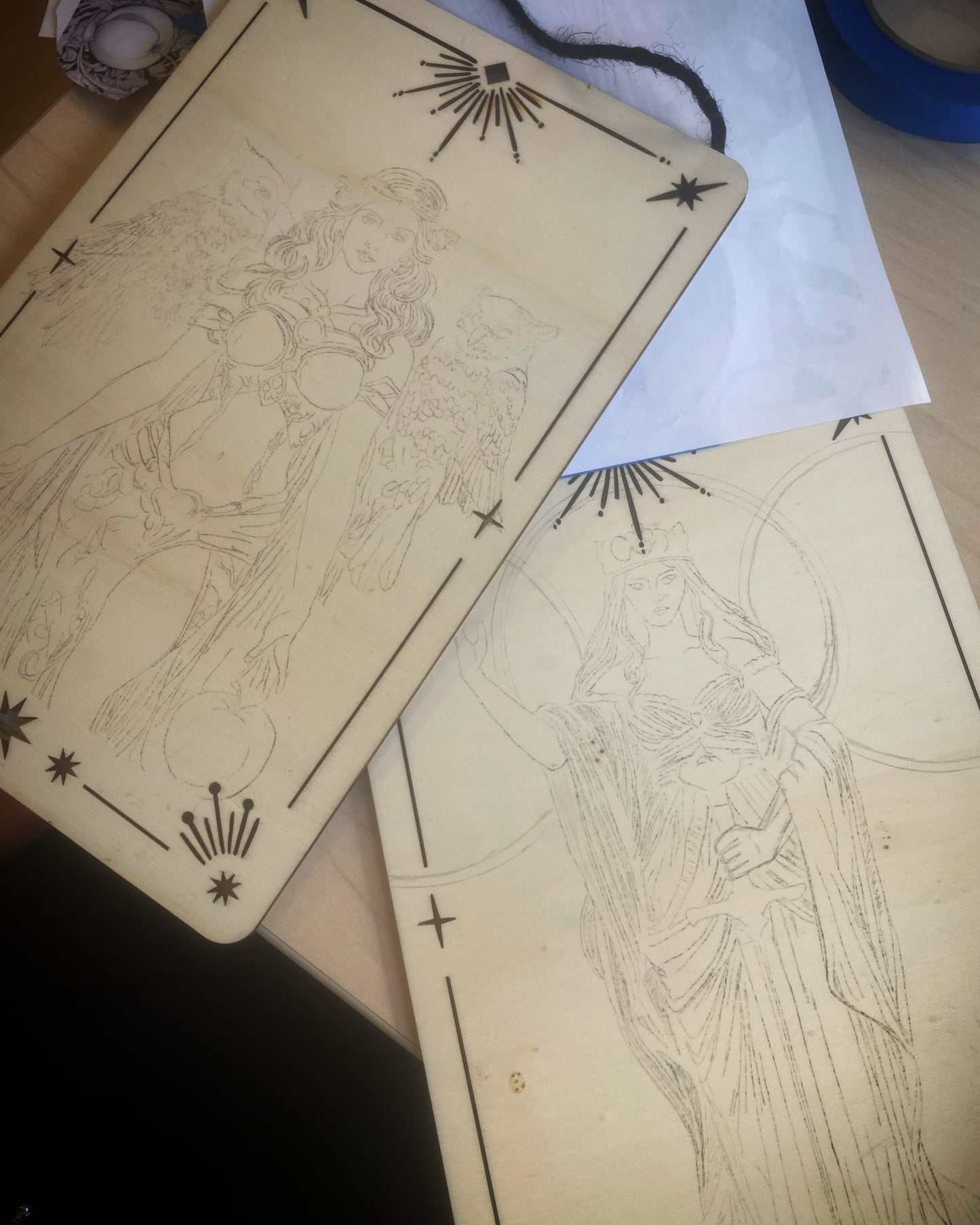 Presale - WIP - Dark Goddess Tarot Card Series