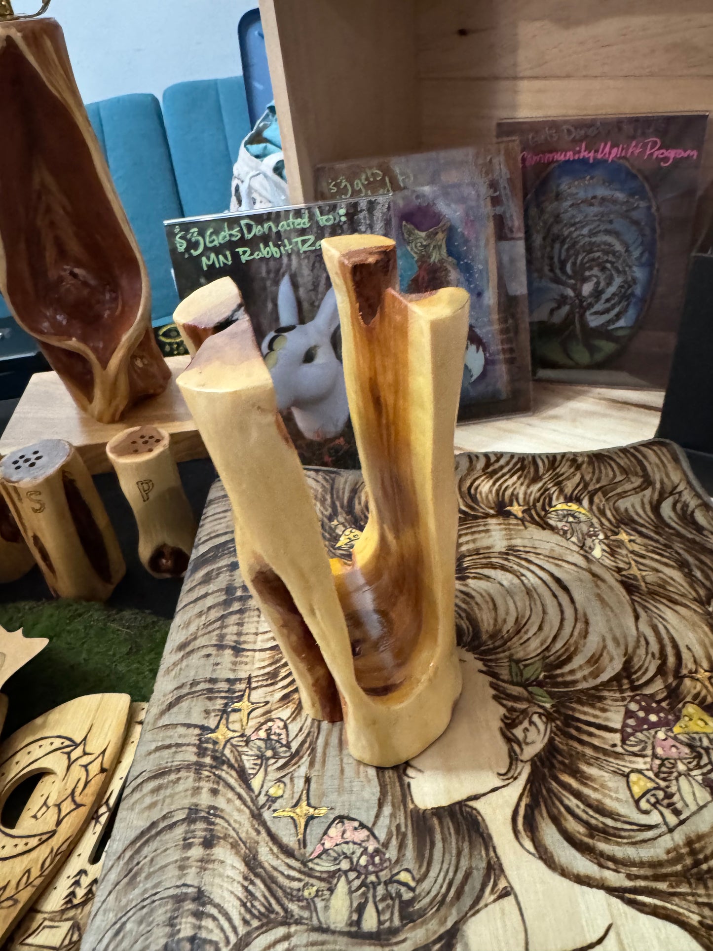 Diamond Willow napkin holder