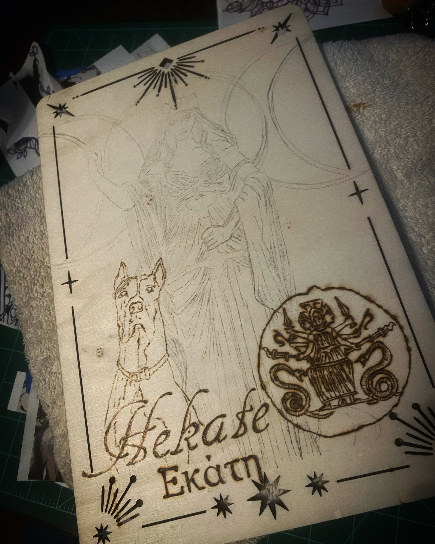 Presale - WIP - Dark Goddess Tarot Card Series