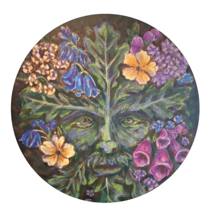 “Green Man” Sticker