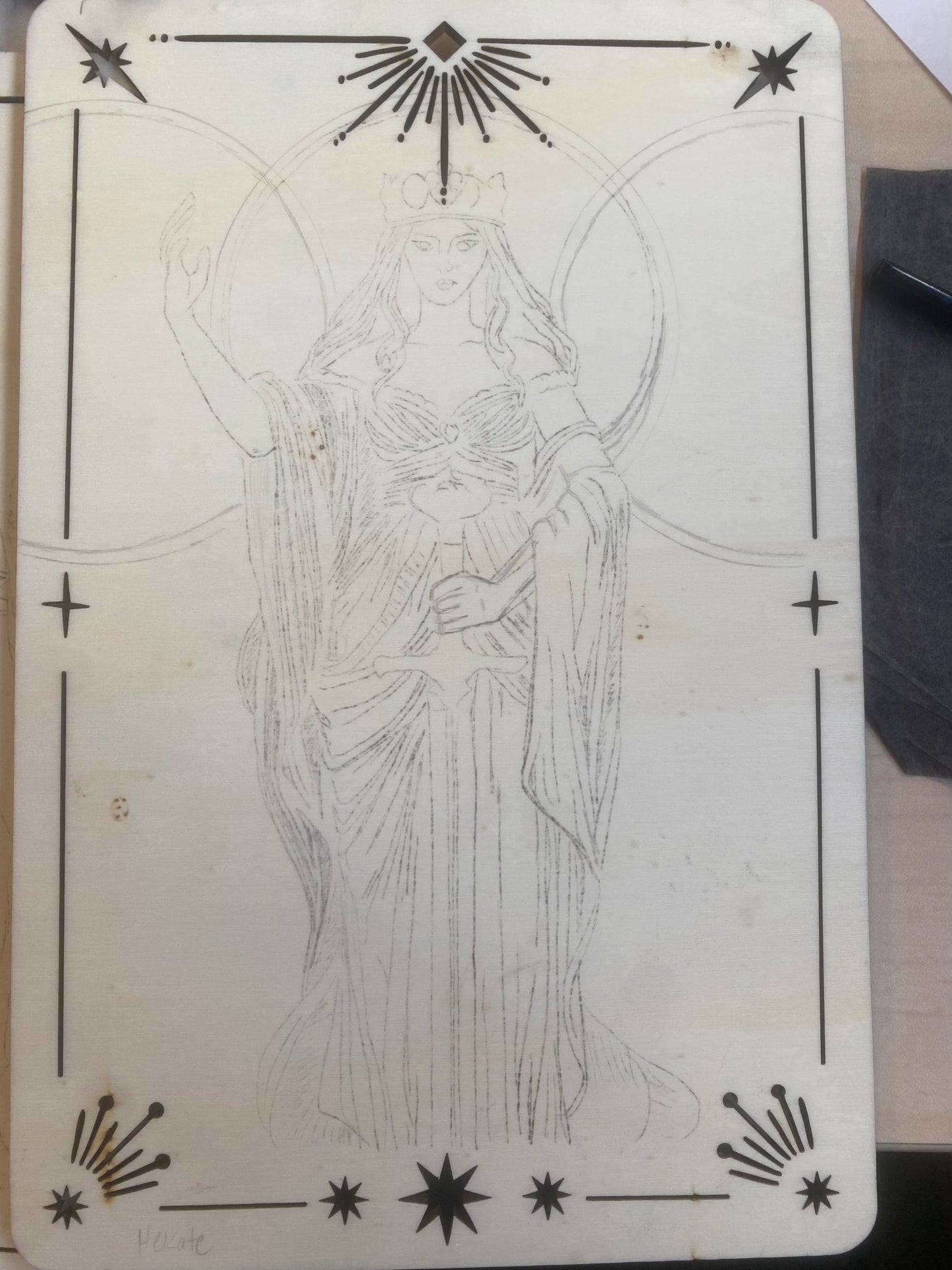 Presale - WIP - Dark Goddess Tarot Card Series