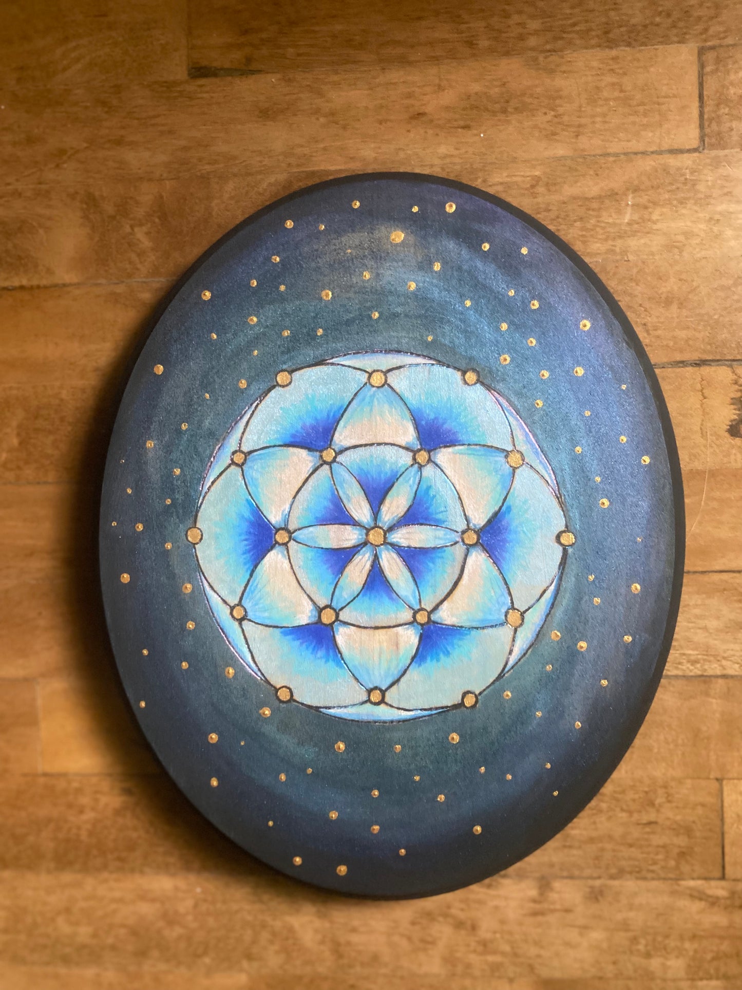 Crystal Gridding Board - Seed of Life