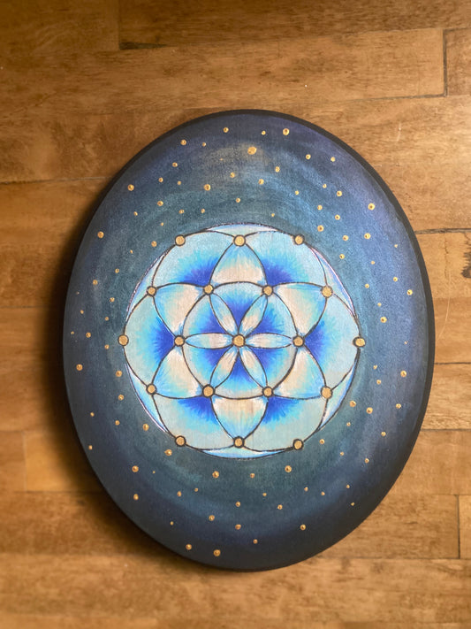 Crystal Gridding Board - Seed of Life