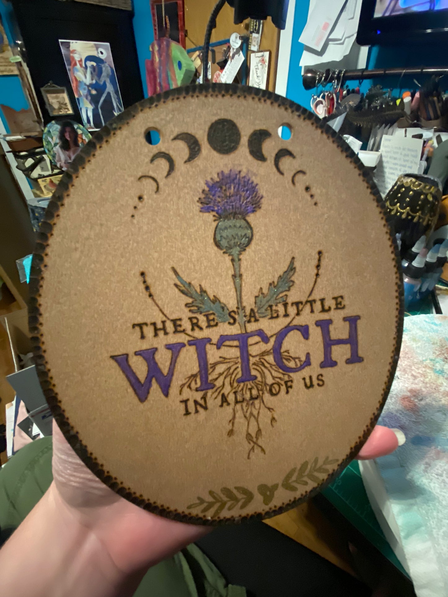 There’s a Little Witch Thistle
