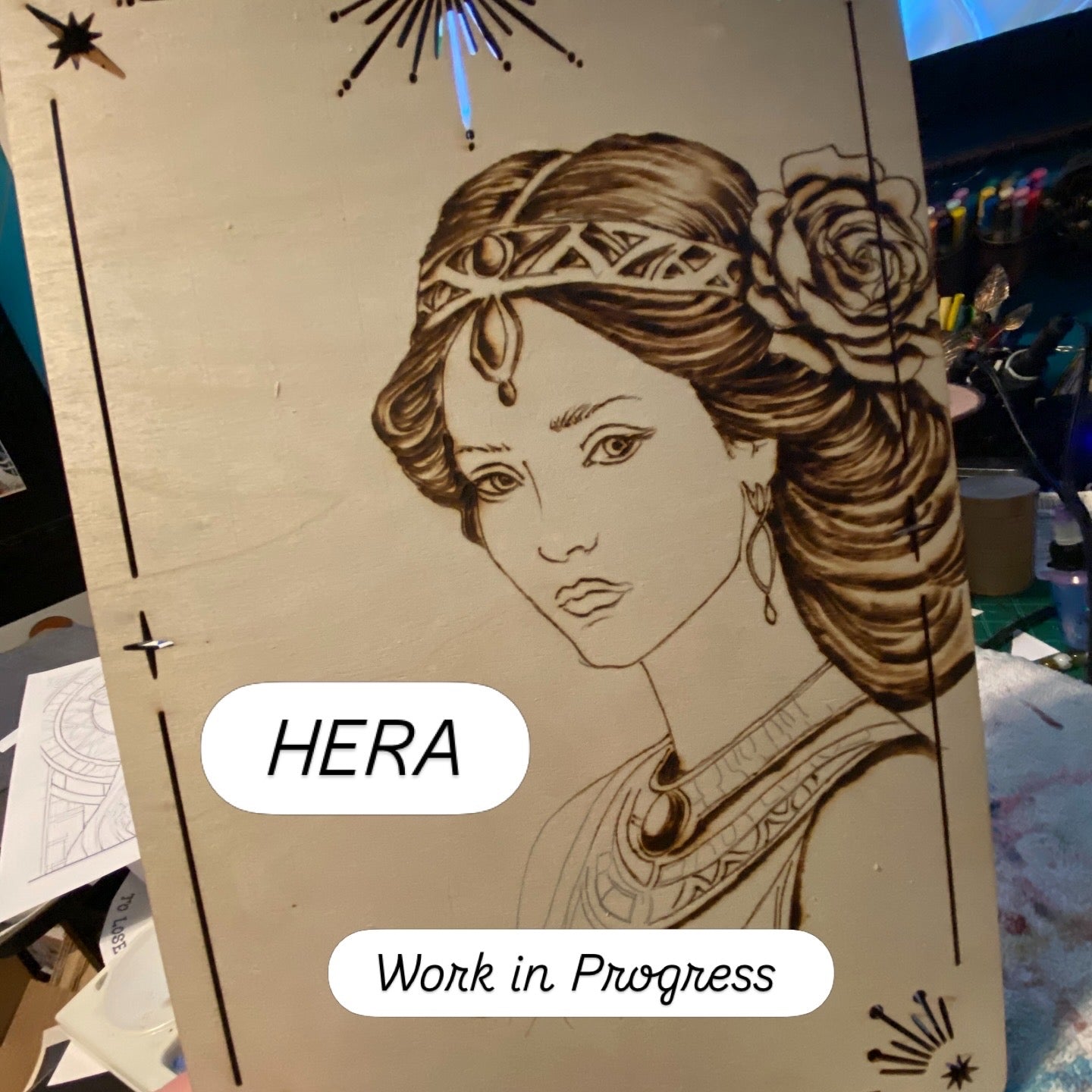 Presale - WIP - Dark Goddess Tarot Card Series
