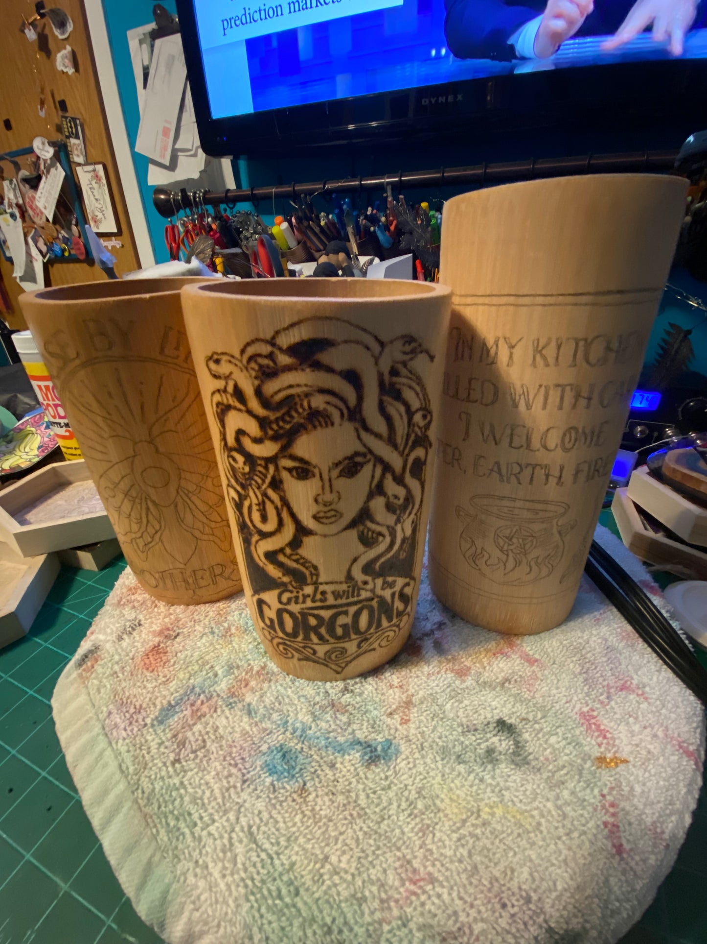 Bamboo cups