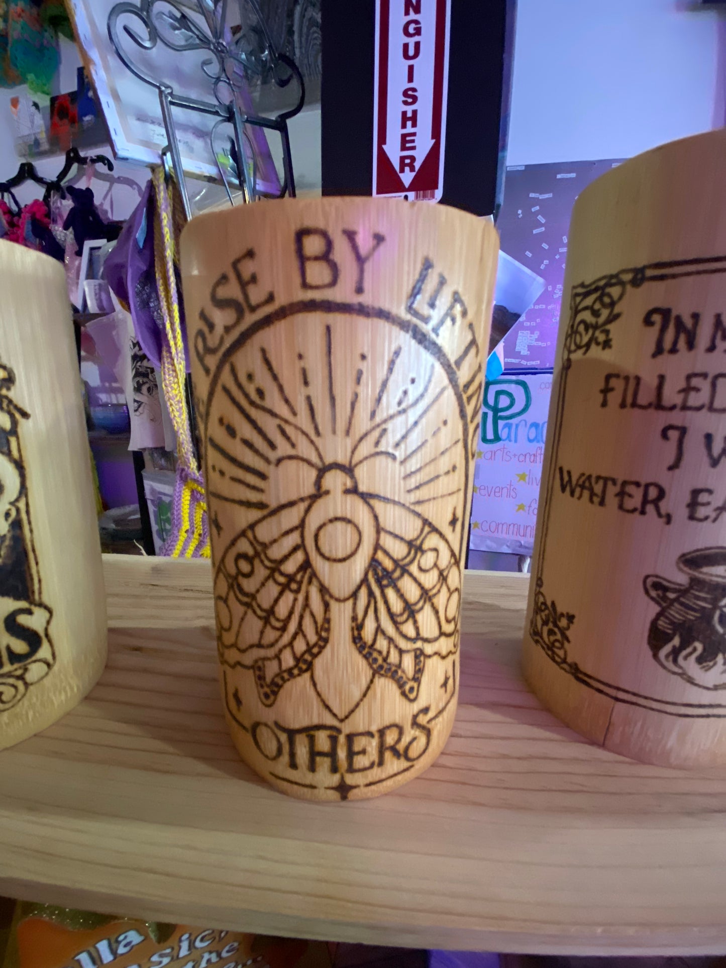 Bamboo cups