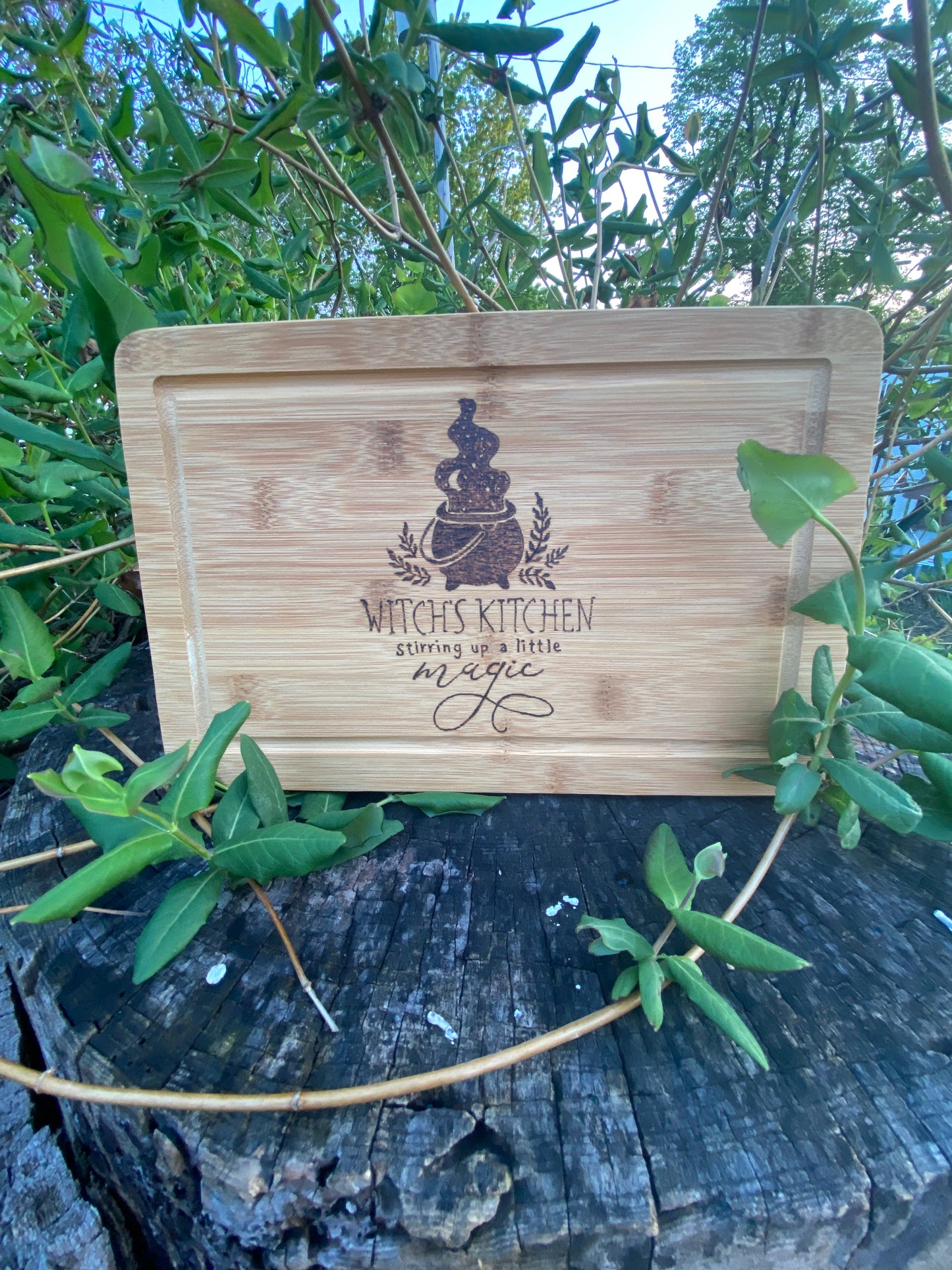 Stirring Up Magic cutting board