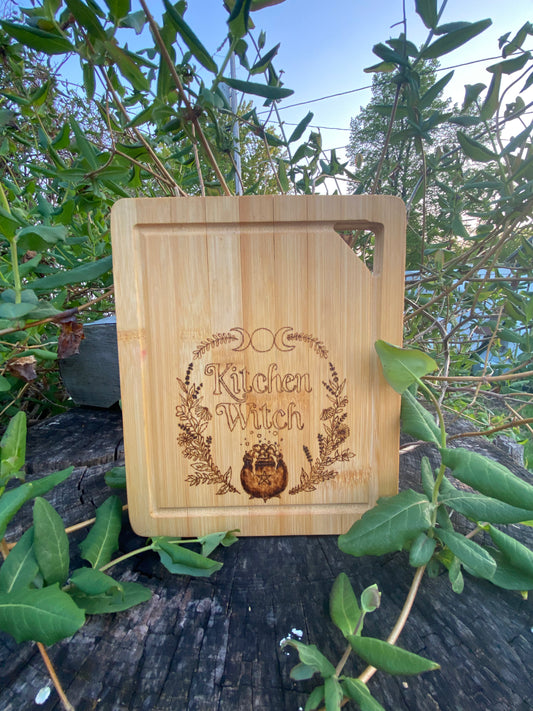 Kitchen Witch cutting board