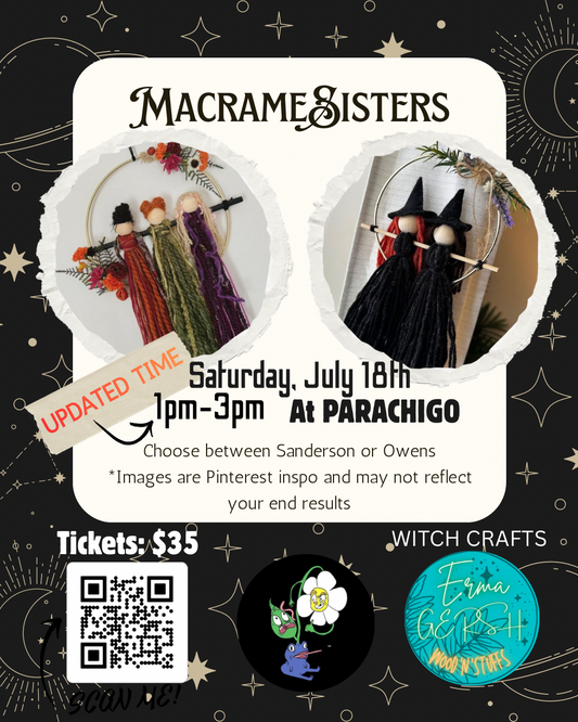 EVENT - July 2026 - Macrame Sisters