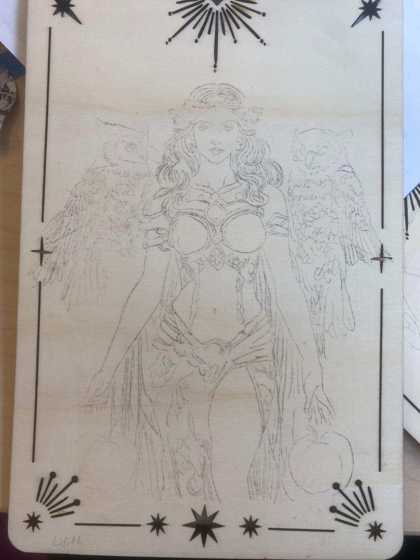 Presale - WIP - Dark Goddess Tarot Card Series