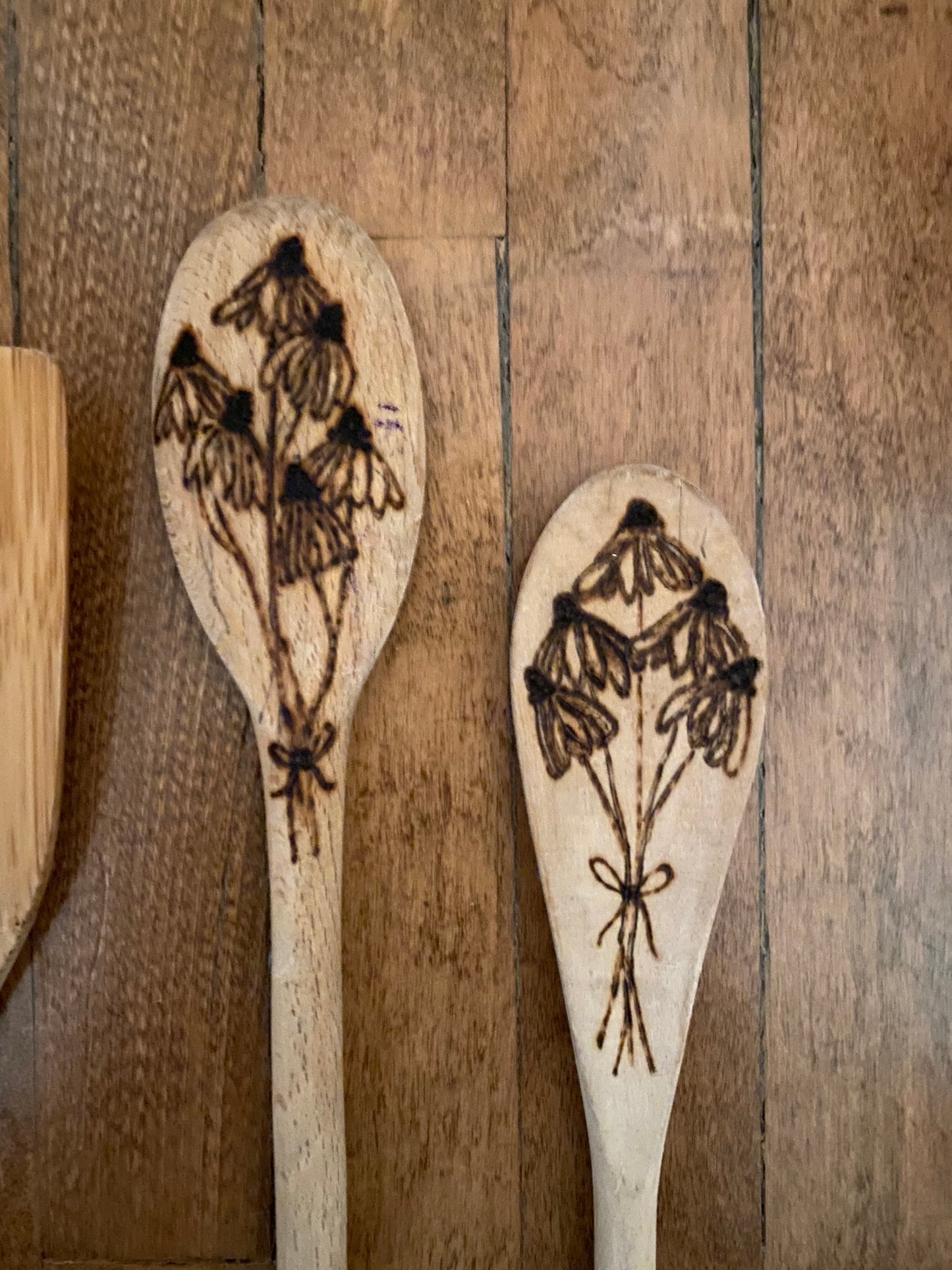 Cone flower utensils