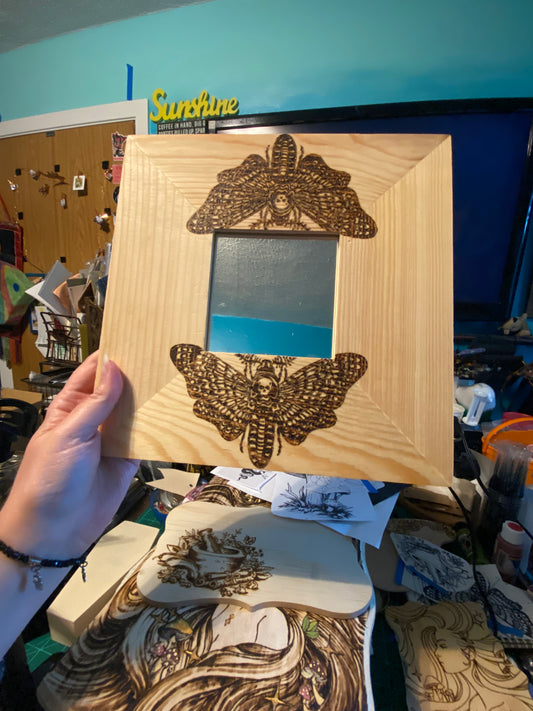 WIP-Deaths Head Moth Mirror
