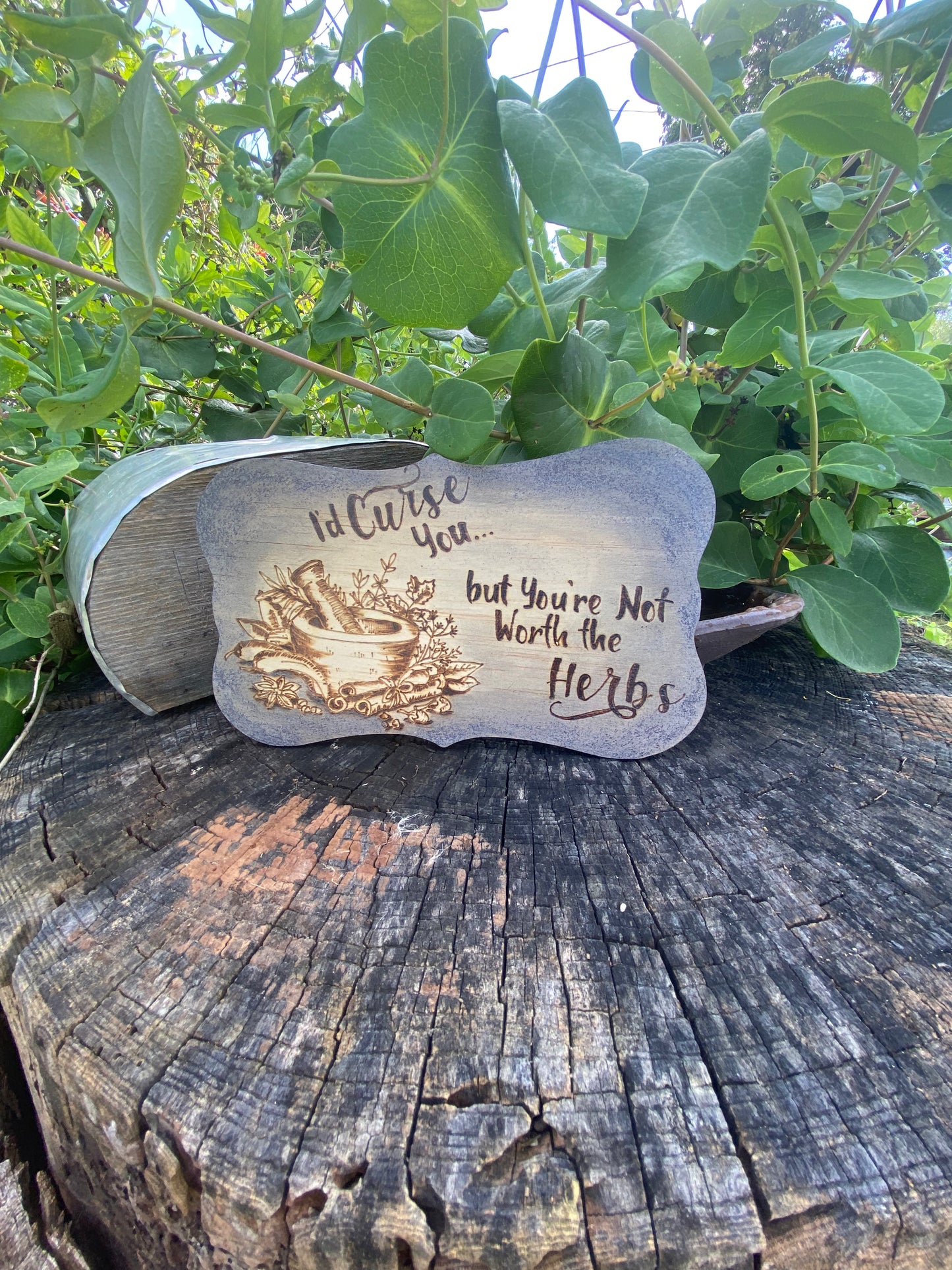 Not Worth The Herbs (Mortar and pestle)