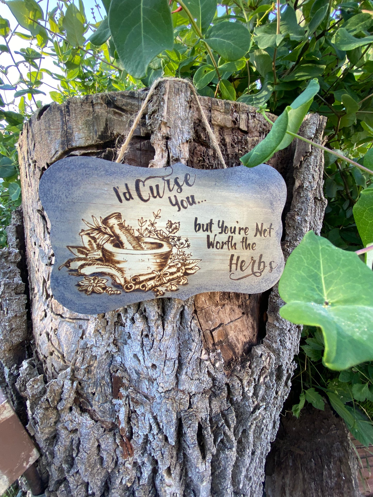 Not Worth The Herbs (Mortar and pestle)