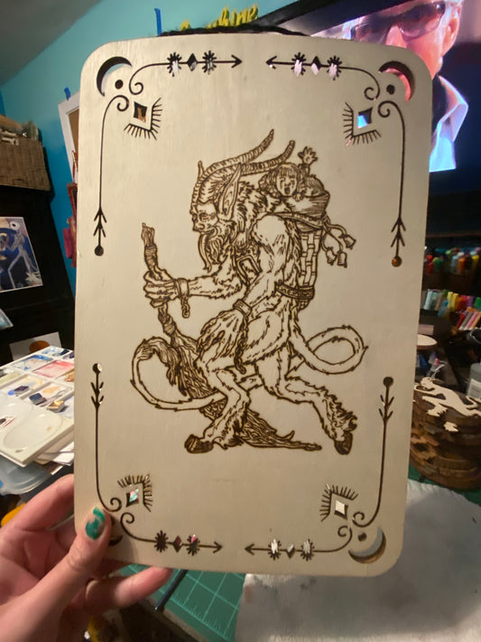 Krampus Tarot card
