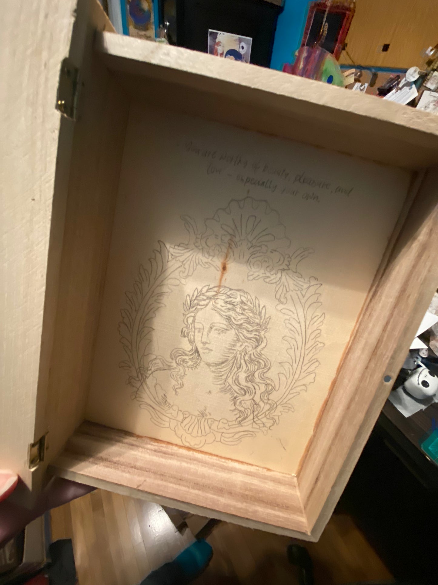 WIP Aphrodite altar box
