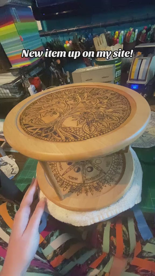 2 Tier Wheel of the Year stand