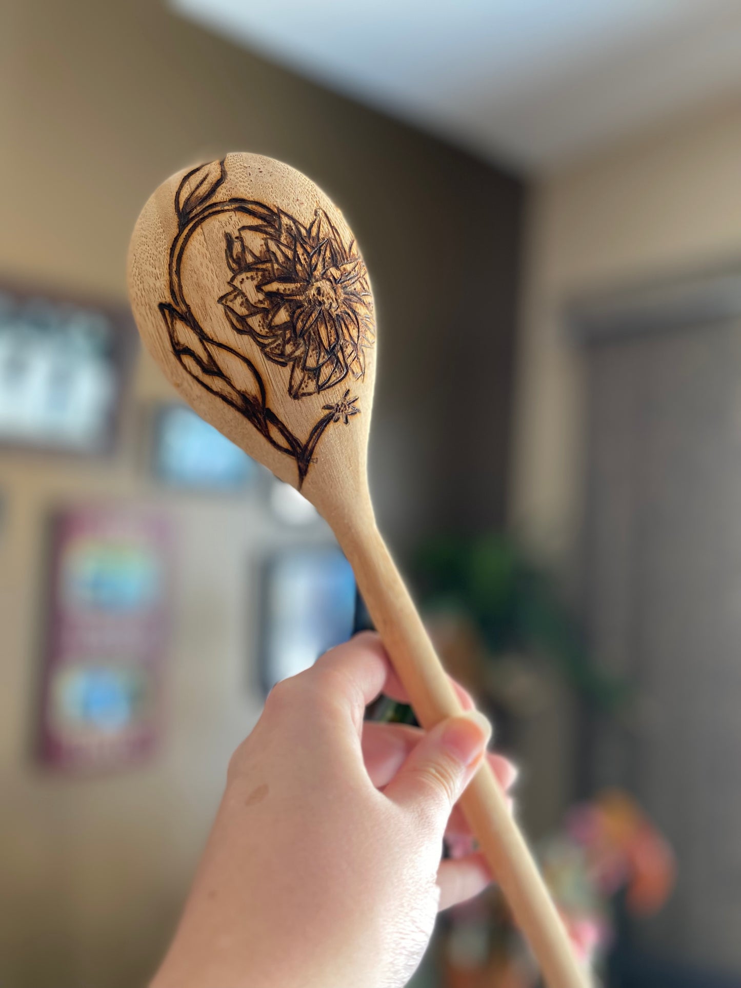 Chrysanthemum Spoon